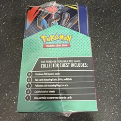 Pokemon 2025 Fall Mega Collector Chest Tin Box 6 Booster Packs & 3 Foil Cards - Image 4