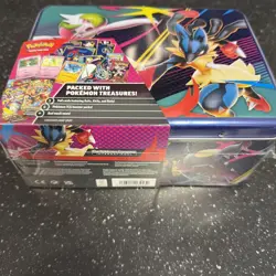 Pokemon 2025 Fall Mega Collector Chest Tin Box 6 Booster Packs & 3 Foil Cards - Image 5