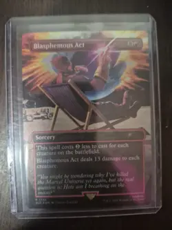 Blasphemous Act (1756) (Rainbow Foil) Secret Lair Drop Foil - Image 1