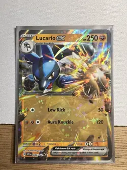Lucario EX 082/142 Double Rare Holo Stellar Crown Pokemon TCG Card - Mint! - Image 1