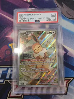Eevee - 173 (Pokemon Center Exclusive) 173 Sv: S & V Promo Cards Holo PSA 9 - Image 1