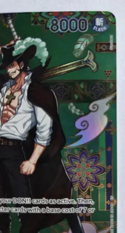 One Piece TCG OP12-030 Dracule Mihawk Special Print SP OP14 AA Card Game CCG ENG - Image 3
