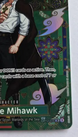 One Piece TCG OP12-030 Dracule Mihawk Special Print SP OP14 AA Card Game CCG ENG - Image 5