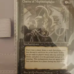 Magic: The Gathering Chains of Mephistopheles x2 English Enchantment Card 1994 - Image 1