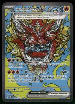 Hearthflame Mask Ogerpon ex SIR NM 148/131 SV: Prismatic Evolutions Pokemon Card - Image 1