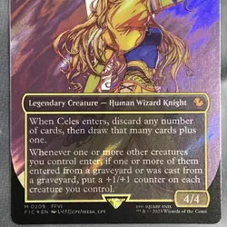 Celes, Rune Knight 209 Borderless Surge Foil Commander FINAL FANTASY English MTG - Image 3