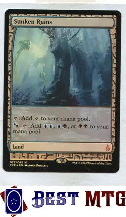 Magic The Gathering MTG Sunken Ruins 27 Foil #A Zendikar Expeditions - Image 1