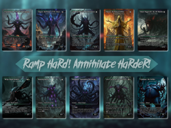 Cthulhu Themed Eldrazi Commander MTG Alt-Art Deck. Ready to Play! - Image 2