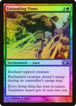 Entangling Vines FOIL Magic 2010 / M10 NM Green Common MAGIC MTG CARD ABUGames - Image 1