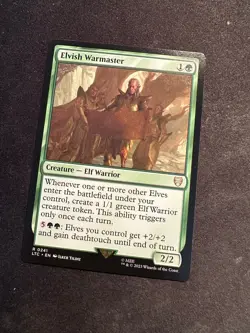 Elvish Warmaster - 0241 LTC MTG - Rare N/M - Elven Council - Image 1