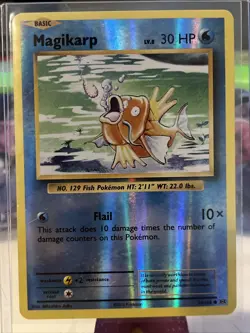 Pokemon TCG Magikarp XY Evolutions 33/108 Reverse Holo Common LP - Image 1