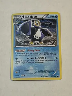 Pokemon TCG Empoleon 29/108 Dark Explorers Holo Rare 2012 LP - Image 3