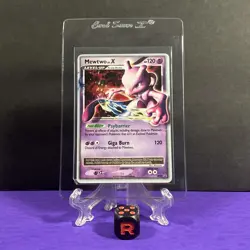 Mewtwo LV.X DP28 Diamond & Pearl Black Star Promo Holo Pokemon Card MP - Image 1