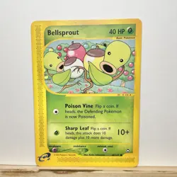 Pokemon TCG Aquapolis Common Bellsprout 068/147 Non Holo LP - Image 1