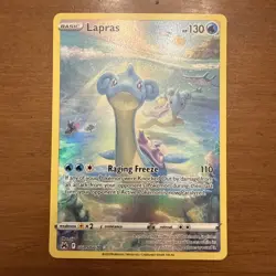 Pokemon TCG Lapras Crown Zenith Galarian Gallery GG05/GG70 NM Condition - Image 1