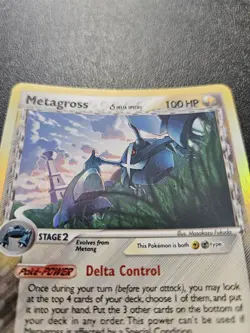 Pokemon EX Delta Species Metagross Holo Rare 11/113 NEAR MINT - Image 2