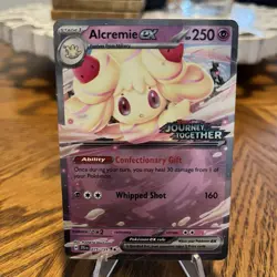Pokemon Alcremie ex (Journey Together Stamped) 075/159 Promo - Image 1