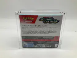 Pokemon TCG Journey Together Booster Boxes Sealed w/ Acrylic Case - Image 2