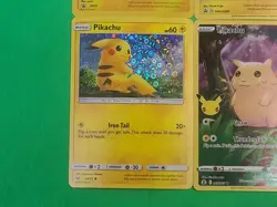 Pokemon Alternate Art Pikachu Holographic Cards Lot Of 4 N Mint Condition Nice! - Image 5