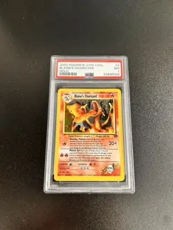 Pokemon Blaine's Charizard Holo #2 Gym Challenge Edition Variant PSA 7￼ - Image 1
