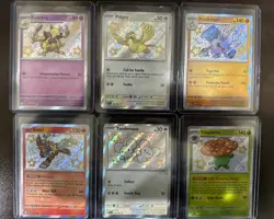 Pokemon TCG Lot of 6 Paladean Fates Shiny Holo Rare NM - Image 1