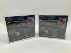 Lot of (2) Pokemon TCG Phantasmal Flames ETB's Sealed w/ Acrylic Case - Image 2