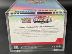 Pokemon TCG S&V Prismatic Evolutions Booster Bundle Display Case w/Acrylic Case - Image 3