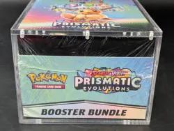 Pokemon TCG S&V Prismatic Evolutions Booster Bundle Display Case w/Acrylic Case - Image 5