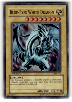 Blue-Eyes White Dragon SKE-001 1st Edition Super Rare Starter Deck: Kaiba Evolut - Image 1