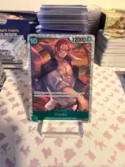 • Shanks • OP13-028 SR Carrying On His Will Holo Foil One Piece TCG NM - Image 1