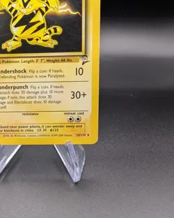 Electabuzz 24/130 - Base Set 2 - Vintage Pokemon TCG WOTC - MP - Image 5