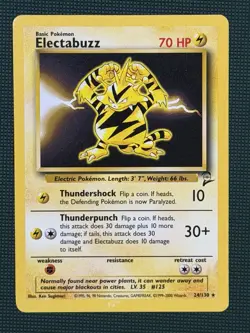 Electabuzz 24/130 Pokemon TCG Base Set 2 1999 LP/NM - Image 1