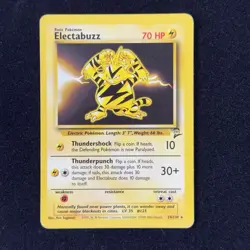 Electabuzz 24/130 Base Set 2 Pokemon TCG English WOTC 2000 Vintage - Image 1
