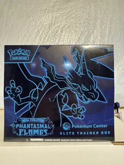 Pokemon Center Exclusive - Phantasmal Flames ETB In Hand Ships Fast LOT OF 1 - Image 1