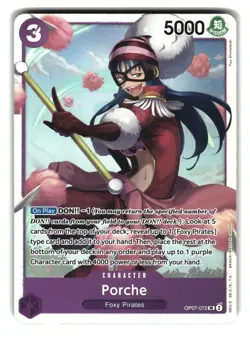 Porche OP07-072 SR 500 Years in the Future One Piece Card - Image 1