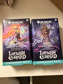 MTG Lorwyn Eclipsed Commander Decks Set of 2 (One of Each Deck) - New and Sealed - Image 1