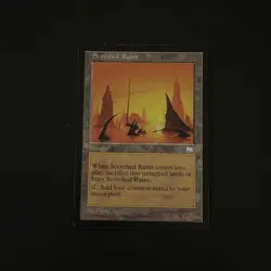Magic The Gathering Weatherlight Scorched Ruins # Lightly played - Image 1