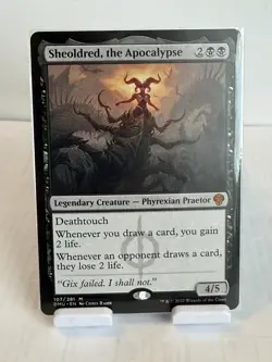 MTG Sheoldred, the Apocalypse Mythic Black Dominaria #107 Regular - Image 1