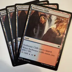 4x Swiftwater Cliffs MTG | Bloomburrow BLB | NM Magic Regular | New! In Hand - Image 1