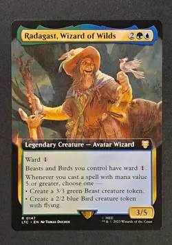 Radagast, Wizard of Wilds - Extended Art LTC NM MTG - Image 1