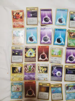 HEAVY PLAY 100 Vintage Pokemon Cards Japanese Mixed Common Uncommon - Image 2