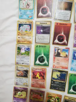 HEAVY PLAY 100 Vintage Pokemon Cards Japanese Mixed Common Uncommon - Image 4