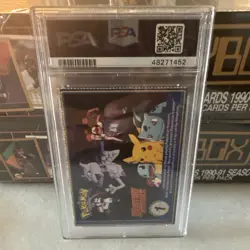 1999 Pokemon Charizard #6 Burger King - Perforated PSA 6 EX - MT - Image 2