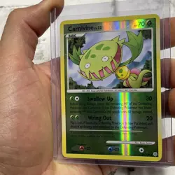 Pokemon Carnivine 21/130 Diamond and Pearl Reverse Holo Pokemon Rare LP 2007 TCG - Image 2