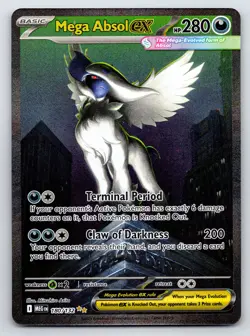 Pokemon Mega Absol Ex Special Illustration Rare 180 Mega Evolution - Image 1