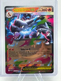 Mega Charizard X EX 013/094 - Double Rare - Phantasmal Flames - Pokemon TCG MT - Image 1