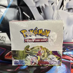Scarlet and Violet Booster Box Base Set 36pk Factory Sealed Pokemon TCG - Image 1
