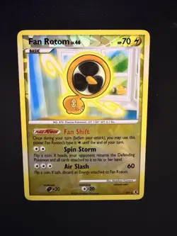 2009 Pokemon TCG Fan Rotom Yellow Cracked Ice RT1 - Image 1