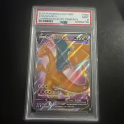CHARIZARD V - 2020 POKEMON SWORD & SHIELD ETB PROMO - PSA 9 MINT - Image 1