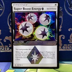 Super Boost Energy Prism Star - 136/156 - Pokemon Ultra Prism Sun Moon Card NM - Image 1